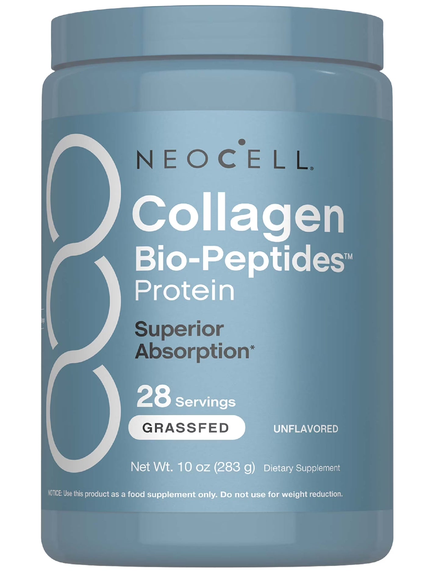 Collagen Bio-Peptides Powder | 10Oz | Grassfed Protein Supplement | by